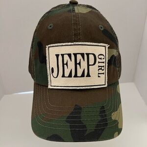 Camouflage Jeep Girl Truckers Hat